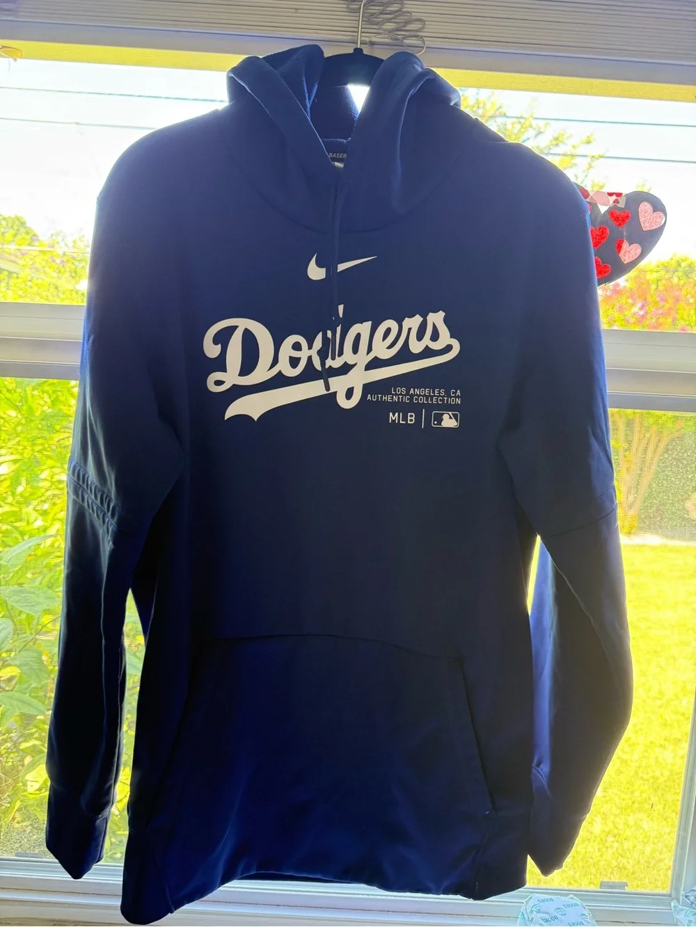 Nike Women Los Angeles Dodgers Performance Pullover Hoodie - SMALL - NWOT - Picture 2 of 5